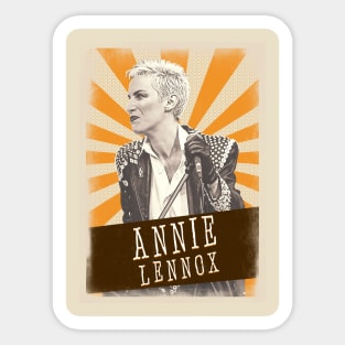 Vintage Aesthetic Annie Lennox 1980s Sticker